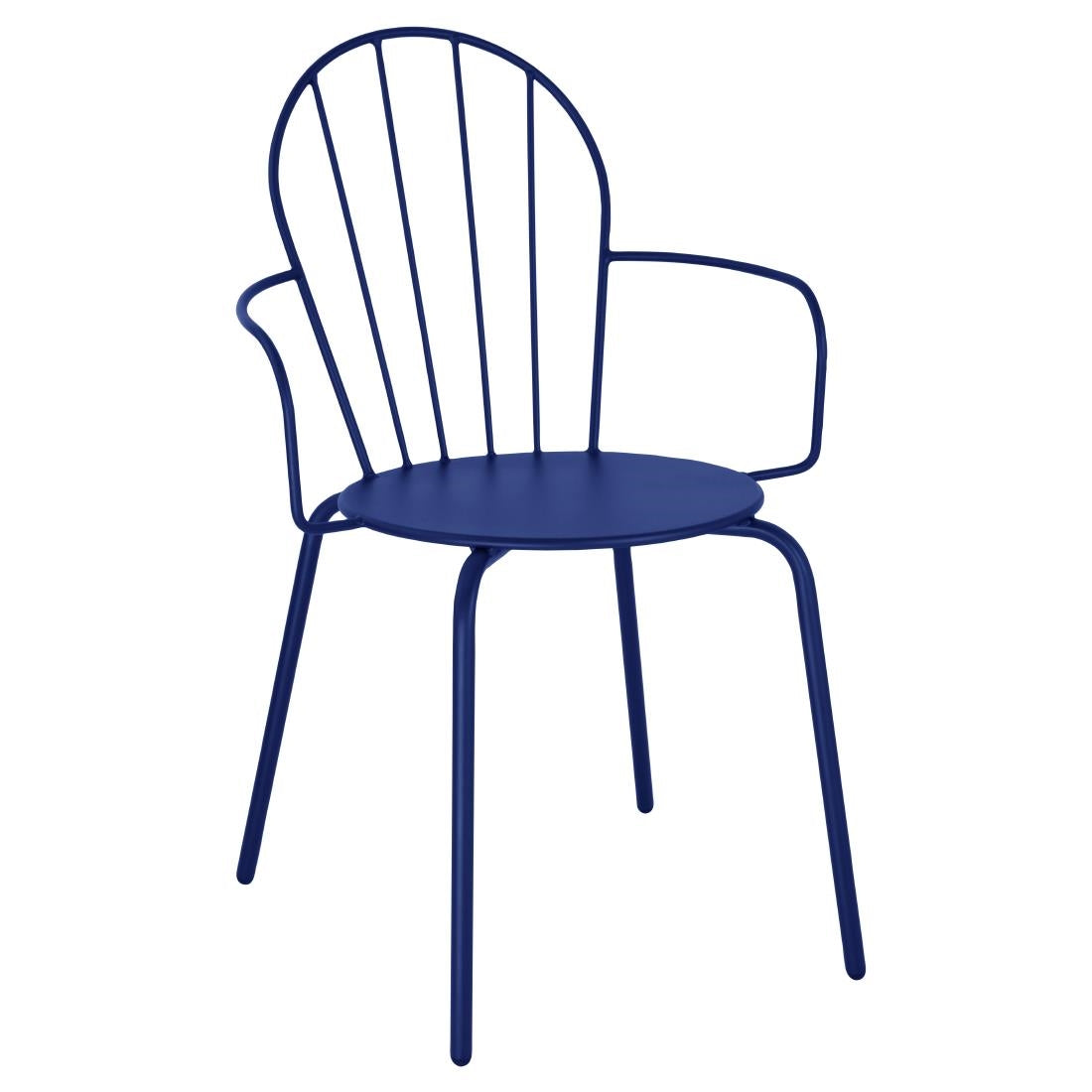 Bolero Adeline Armchairs Dark Navy (4 Pack)