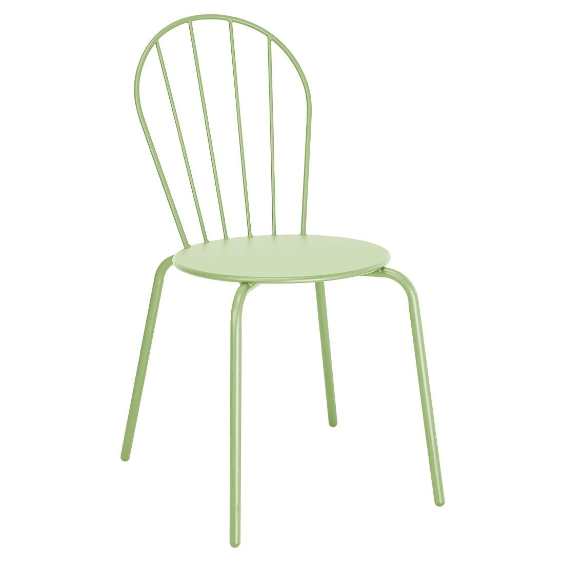 Bolero Adeline Side Chairs Light Green (4 Pack)