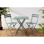 Bolero Perth Pavement Style Square Table Forest Green 600x600mm