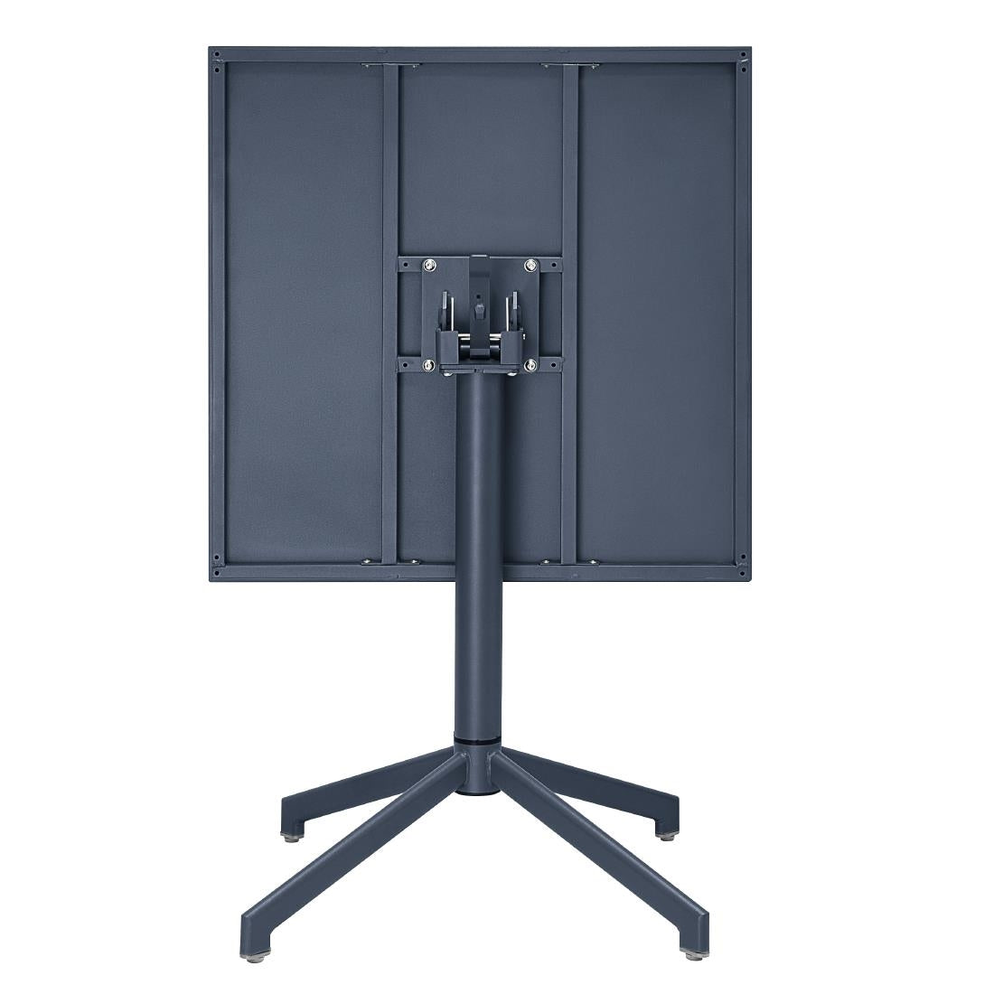 Bolero Porto Folding Table Slate Blue 700x700mm