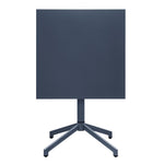 Bolero Porto Folding Table Slate Blue 700x700mm
