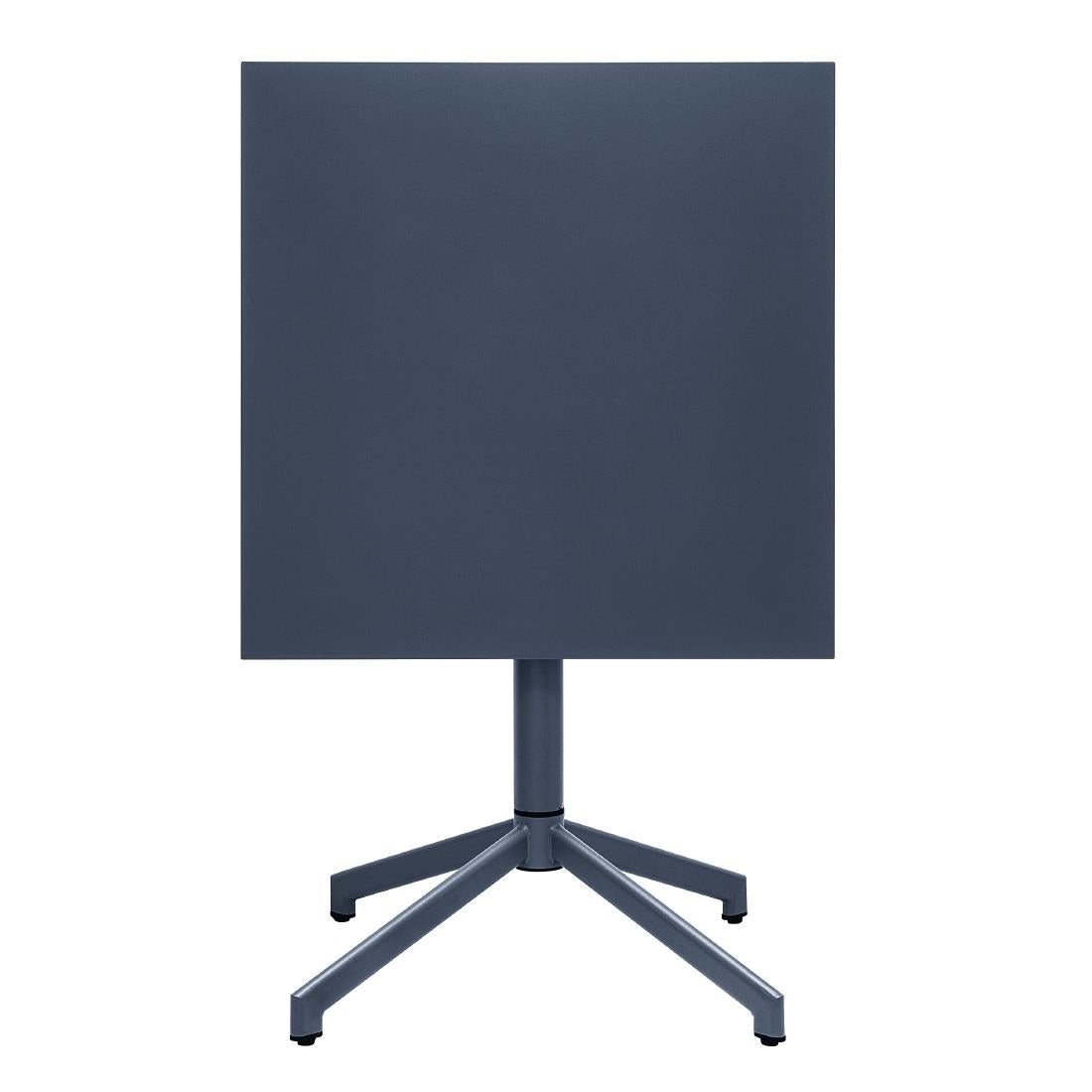 Bolero Porto Folding Table Slate Blue 700x700mm