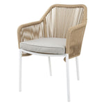 Bolero Bay PE Twist Rattan Outdoor Armchairs Honey (2 Pack)