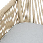 Bolero Bay PE Twist Rattan Outdoor Armchairs Honey (2 Pack)