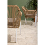 Bolero Bay PE Twist Rattan Outdoor Armchairs Honey (2 Pack)