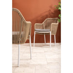 Bolero Bay PE Twist Rattan Outdoor Armchairs Honey (2 Pack)