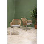 Bolero Bay PE Twist Rattan Outdoor Armchairs Honey (2 Pack)