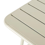 Bolero Amalfi Square Slatted Folding Table Taupe 700x700mm