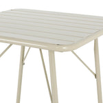 Bolero Amalfi Square Slatted Folding Table Taupe 700x700mm
