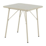 Bolero Amalfi Square Slatted Folding Table Taupe 700x700mm
