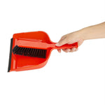 Jantex Dustpan & Brush Set - Red