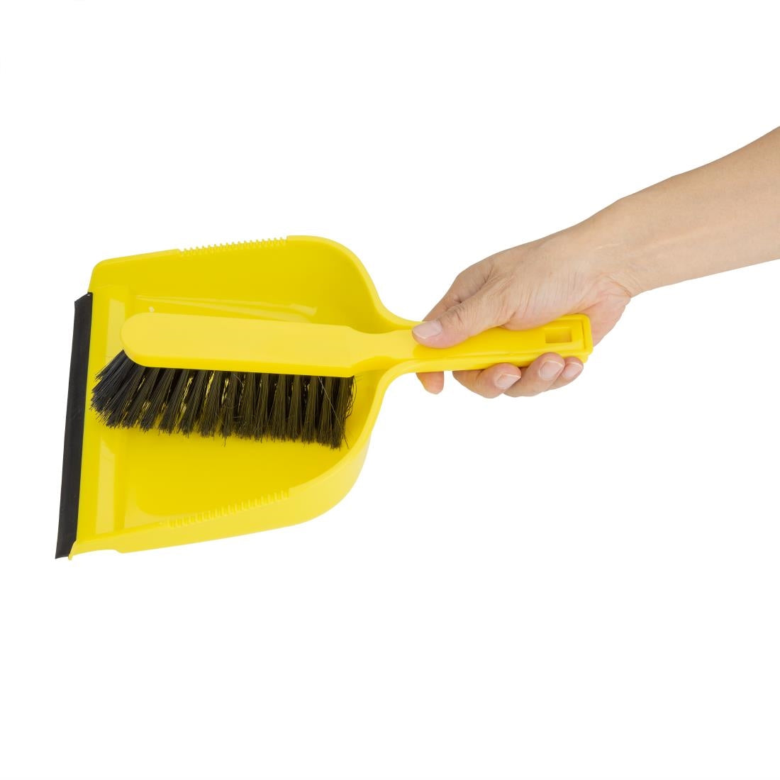Jantex Dustpan & Brush Set Yellow