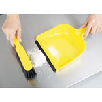 Jantex Dustpan & Brush Set Yellow