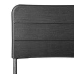 Bolero Folding Bar Chairs Black Wood-Effect (2 Pack)