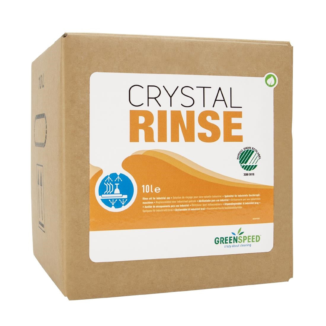 Greenspeed Crystal Rinse Dishwash Rinse Aid Bag-in-Box 10Ltr
