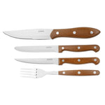 Olympia Steak Knives with Wood Effect Handles (12 Pack)
