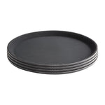 Olympia Kristallon PP Round Non-Slip Trays (6 Pack)