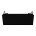 Bolero Bistro Metal Benches Black 1000mm (2 Pack)