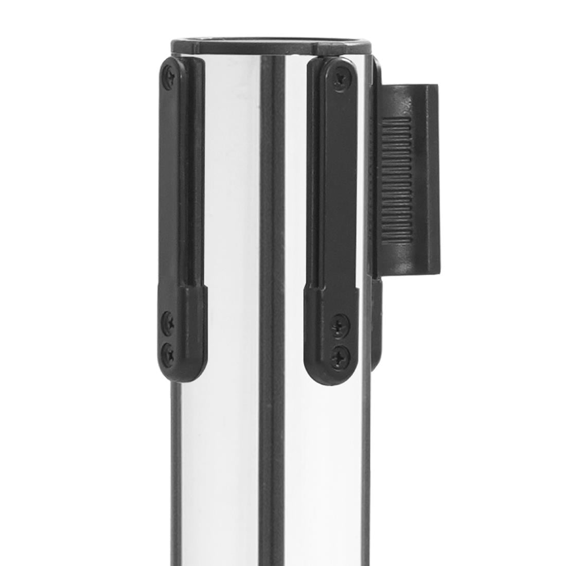 Bolero Polished Barriers with Black Strap 3m (2 Pack)