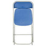 Bolero Folding Polypropylene Chairs Blue (10 Pack)