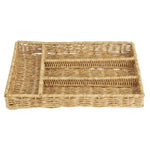 Olympia Polywicker Cutlery Organiser Light Brown 340x250mm
