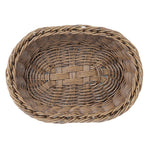 Olympia Polywicker Oval Basket Dark Brown 240x170mm