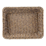 Olympia Polywicker Rectangular Basket Dark Brown 300x230mm