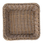 Olympia Polywicker Square Basket Dark Brown 230x230mm