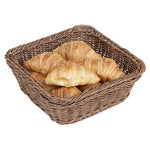 Olympia Polywicker Square Basket Dark Brown 230x230mm