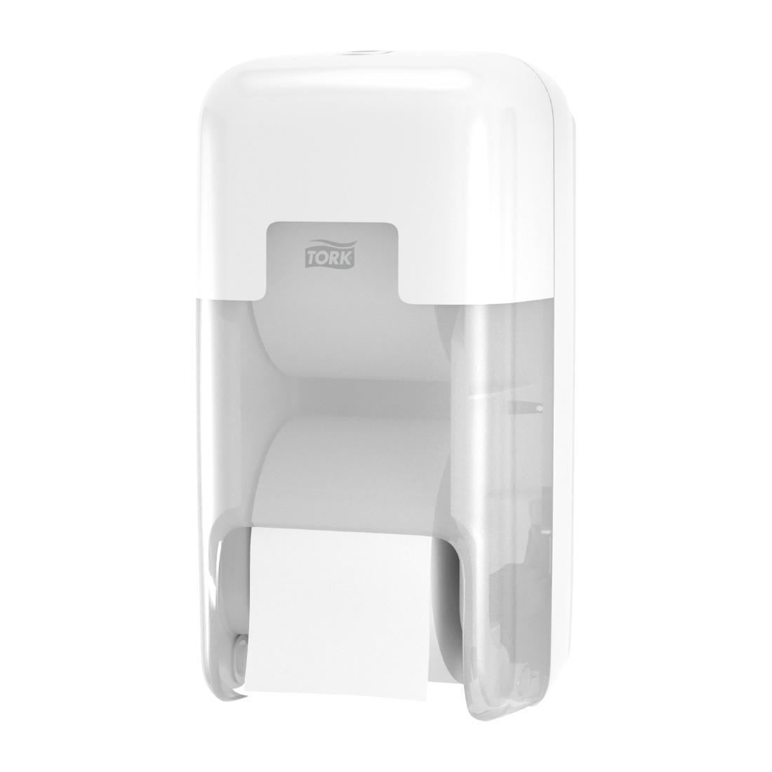 Tork OptiServe 2-Roll Coreless Toilet Paper Dispenser White T7