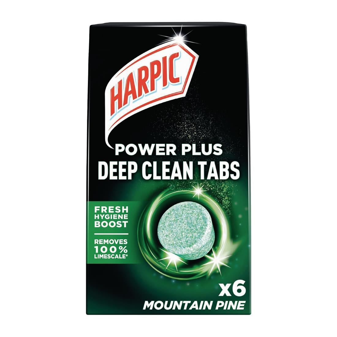 Harpic Power Plus Deep Clean Tabs Mountain Pine (6 Pack)