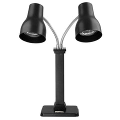 Buffalo Double Heat Lamp Carving Station Matt Black 2x250W
