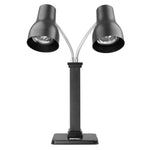 Buffalo Double Heat Lamp Carving Station Matt Black 2x250W