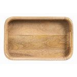 Olympia Mango Wood Deep Sided Rectangular Tray 190x300mm