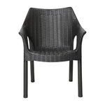 Bolero Elements Polypropylene Armchairs Black (4 Pack)