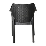 Bolero Elements Polypropylene Armchairs Black (4 Pack)