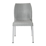 Bolero Elements Polypropylene Rattan Side Chairs Grey (4 Pack)