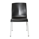 Bolero Elements Polypropylene Side Chairs Black (4 Pack)