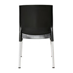 Bolero Elements Polypropylene Side Chairs Black (4 Pack)