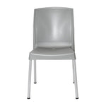 Bolero Elements Polypropylene Side Chairs Grey (4 Pack)