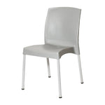 Bolero Elements Polypropylene Side Chairs Grey (4 Pack)