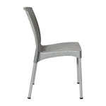 Bolero Elements Polypropylene Side Chairs Grey (4 Pack)