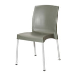 Bolero Elements Polypropylene Side Chairs Olive Green (4 Pack)