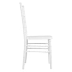 Bolero Chiavari Polypropylene Chairs White (4 Pack)