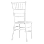 Bolero Chiavari Polypropylene Chairs White (4 Pack)