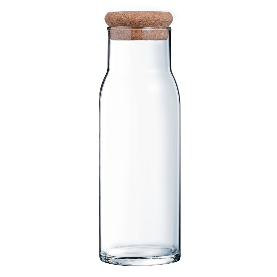 Luminarc Funambule Carafes with Cork Lid 1Ltr (6 Pack)