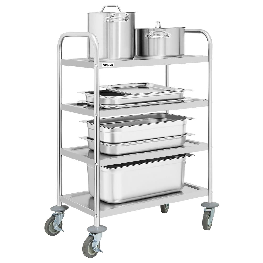 Vogue 4-Shelf Clearing Trolley