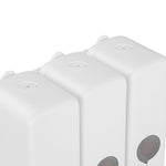 Jantex Triple Shower Dispensers White