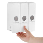 Jantex Triple Shower Dispensers White