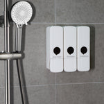 Jantex Triple Shower Dispensers White
